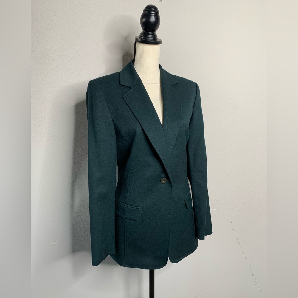 Pendleton Green Pristine Virgin Wool Single Breas… - image 2